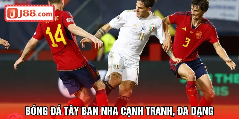 Bóng đá Tây Ban Nha cạnh tranh, đa dạng